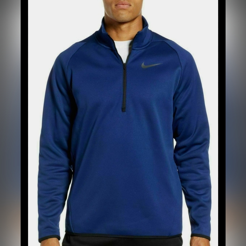 Nike Men's Sportswear Therma Pull Over Dri- Fit Quarter-Zip Workout Top Size M